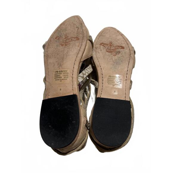 FREEBIRD By Steven Emory Leather Boots Flats 9 Rustic - Picture 11 of 12